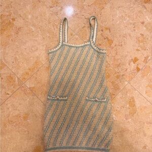 Chanel ss23 mint green dress